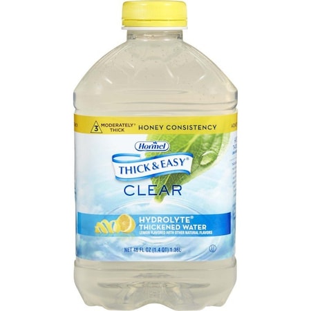 Thick & Easy Hydrolyte Honey Consistency Lemon Thickened Water, 46oz Bottle 27076
